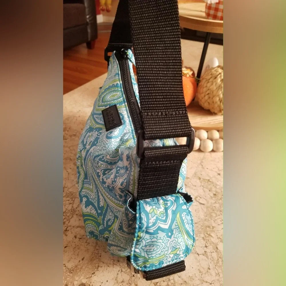 Lauren Ralph Lauren Blue and Green Paisley Women's Bag
